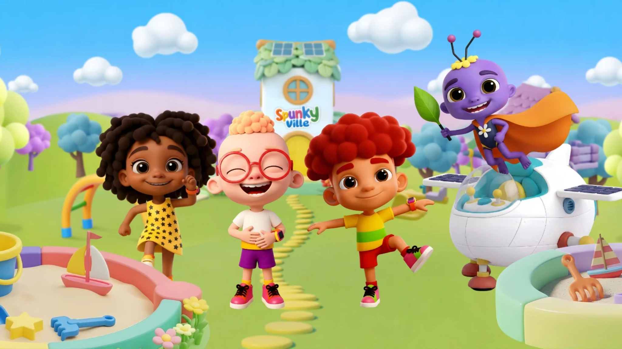 SpunkyVille_ WIth the Sounky Kids